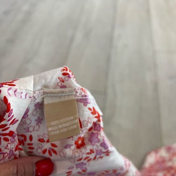 Plum Pretty Sugar XS Floral Paisley Pink Lightweight Cotton Belted Kimono Robe - Picture 6 of 6